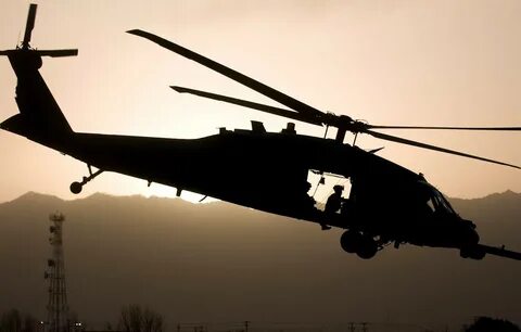 Обои закат, фото, вертолёт, Air Force, афганистан, Army, Afg