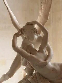 Eros and Psyche by Canova, at The Louvre. Art and Artsy Скул