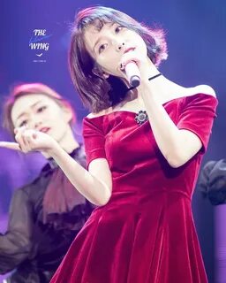 Pin by ㅋㅋㅋ on IU Red dress, Little red dress, Red strapless 