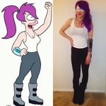 leela from Futurama DIY costume Closet cosplay, Halloween co