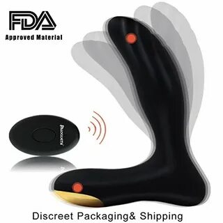 PALOQUETH Male Vibrating Prostate Massager Sex Toys with 2 P
