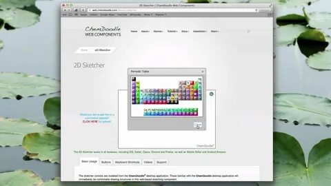 ChemDoodle Web Sketcher Introduction - YouTube