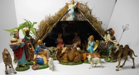 Large Lighted Nativity Figurine Home Décor Accents Home & Ki