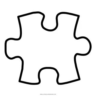 puzzle piece Coloring Page Puzzle pieces, Color puzzle, Auti