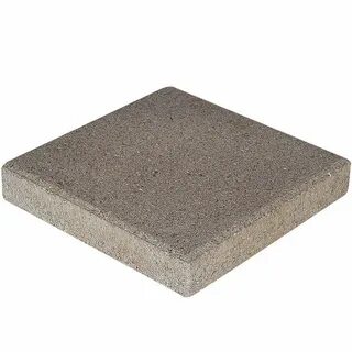 12 in. x 12 in. Pewter Concrete Step Stone-71200 at The Home