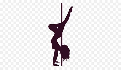 Silhouette Pole dance - Silhouette png download - 512*512 - 