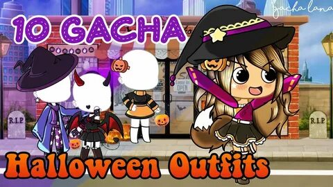 🌻 10 Gacha life halloween outfits 🌻 ✯ couple version ✯ - You
