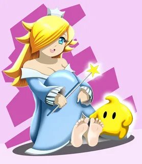 Sexy Cute Anime Girl Art: Rosalina Just Relaxing