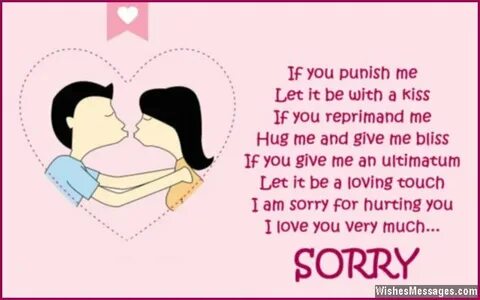 I Am Sorry Poems for Wife: Apology Poems for Her - WishesMes