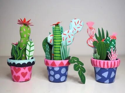 Paper Cacti: Illustrator Kim Sielbeck crafts bright coloured