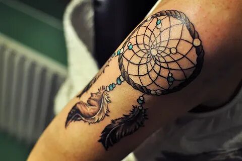 Dreamcatcher Tattoos - Women can Catch Good Dreams via Dream