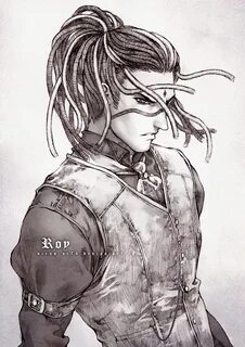 Love the detail in the dreadlocks! Anime characters male, Bl