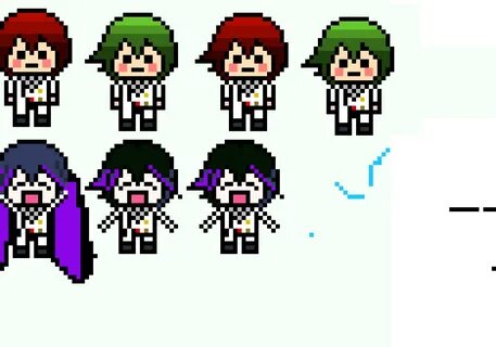 Kokichi Ouma Pixel Art Maker