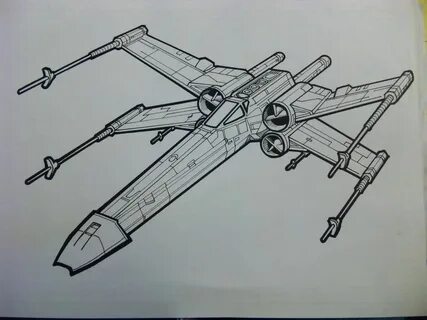 Star Wars X Wing Coloring Pages - ninfieldce