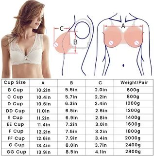 Strap on Silicone Breast Forms Fake Boobs Tits Ivory White/Nude/Suntan for ...