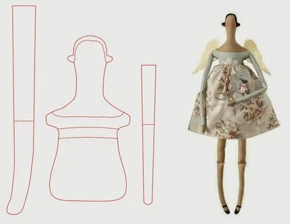 Pin by Lyubov Filyagina on Tilda Doll clothes patterns, Doll