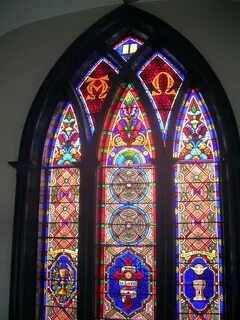 Window Glass: Gothic Stained Glass Window