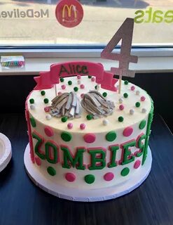 Disney Zombies Birthday Cake Zombie cake, Zombie birthday ca