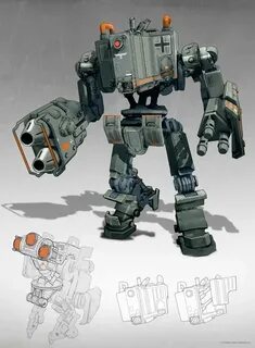 Click to Close Robot concept art, Wolfenstein, Futuristic ro