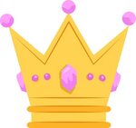 Princess Crown Clip art - Cartoon lovely princess crown png 