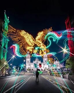 Zócalo CDMX 15 de septiembre Ciudad de mexico noche, Fotos d