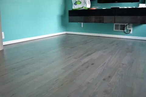 Gray Stain on Red Oak Floors - The Flooring Artists