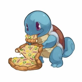 Beck в Твиттере: "Warm up. Squirtle with a pizza.