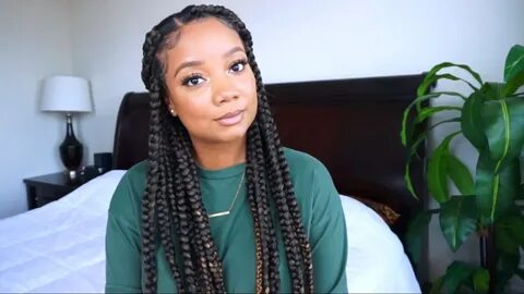 Beginner Friendly Jumbo Box Braids W/ Highlights And No Rubb