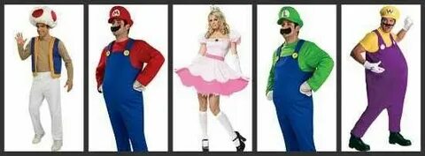 Group Halloween Costume. Toad, Mario, Luigi, Wario. Could al