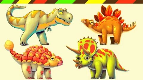 Dinosaur Puzzle: T-Rex, Triceratops & Spinosaurus - Stegosau