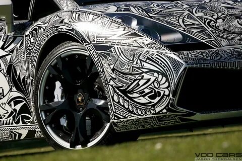 The Sharpie Lamborghini = TEH AWESOME! Art cars, Lamborghini
