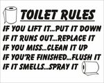 sprinkle when you tinkle sign - Google Search Toilet rules, 