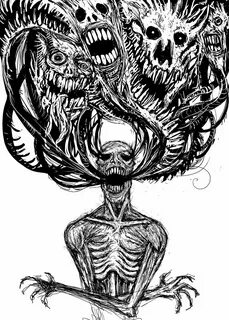 ZALGO by Abelardo on DeviantArt Horror art, Art inspiration,