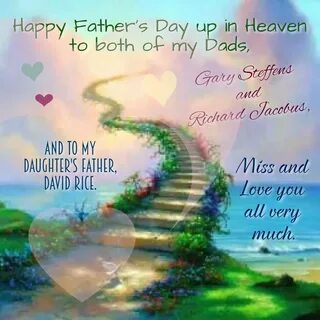 Happy Fathers Day In Heaven - Free Download Vector PSD and S