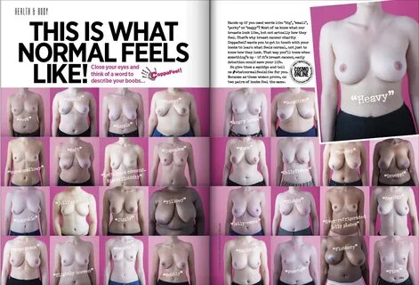 what normal feels like campaign - Small boobs, big smiles