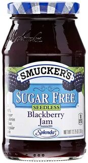 Smuckers Sugar Free Seedless Blackberry Jam with Splenda Bra