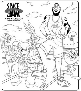 Space Jam Coloring Pages - Best Coloring Pages For Kids