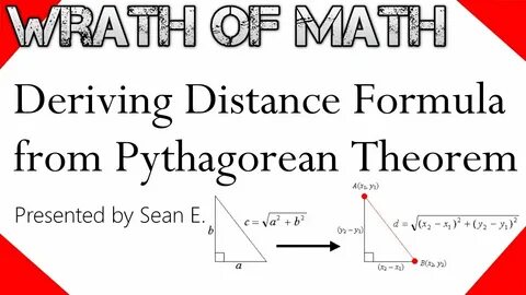 Deriving the Distance Formula from the Pythagorean Theorem -