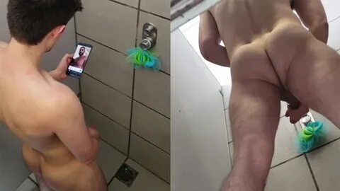 Gym dude caught jerking off in showers My Own Private Locker