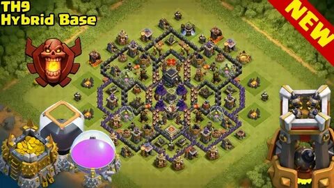 Clash Of Clans Town Hall 9 Base Layout