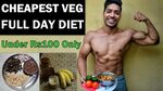 Full Day of Eating for Vegetarian Indian Bodybuilding Diet P