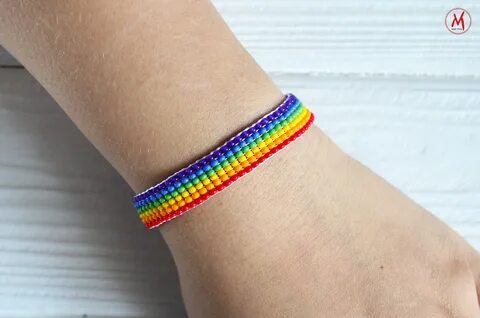 Stretch Bracelets Handmade Products gay pride bracelet rainb