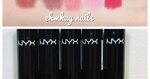 ehmkay nails: NYX Extra Creamy Round Lipsticks: Swatches and