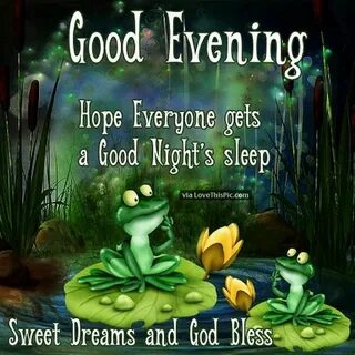Good Evening Hope Everyone Has A Good Nights Sleep Pictures,