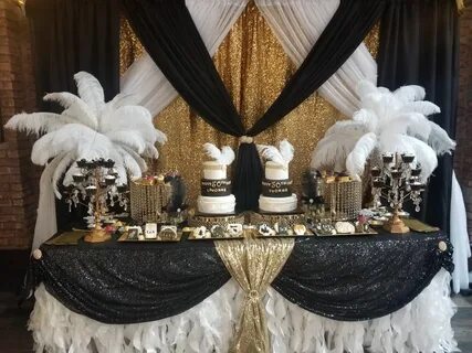 Use as the guest book/gift table. Gatsby birthday party, Gat