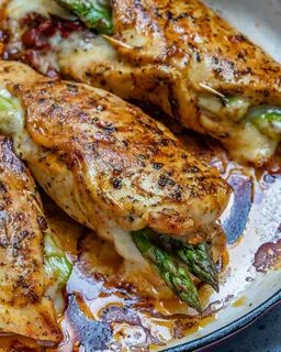 Delectable Asparagus Stuffed Chicken Breast