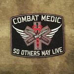Combat Medic So Others May Live Patch Combat medic, Army med