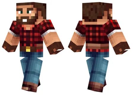 Lumberjack Minecraft skins, Lumberjack, Red plaid shirt