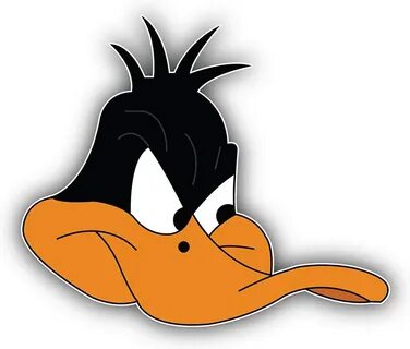 Wall Decals & Stickers Home Decor Daffy Duck Angry Cartoon C