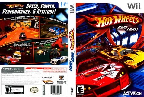 Hot Wheels Beat That- Nintendo Wii Game Covers - Hot Wheels 